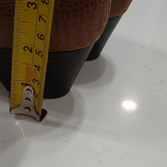 Kim Rogers Tan Textured Heels Sz10 New Whithout Tag Or Box - Picture 5 of 8